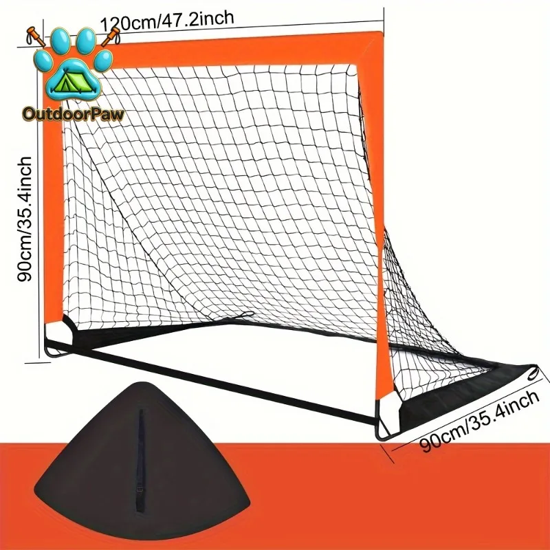 Portable Soccer Goals for Backyard Foldable Mobile Training Football Net for Kids Soccer Goal Indoor Outdoor Pop Up Soccer Goals