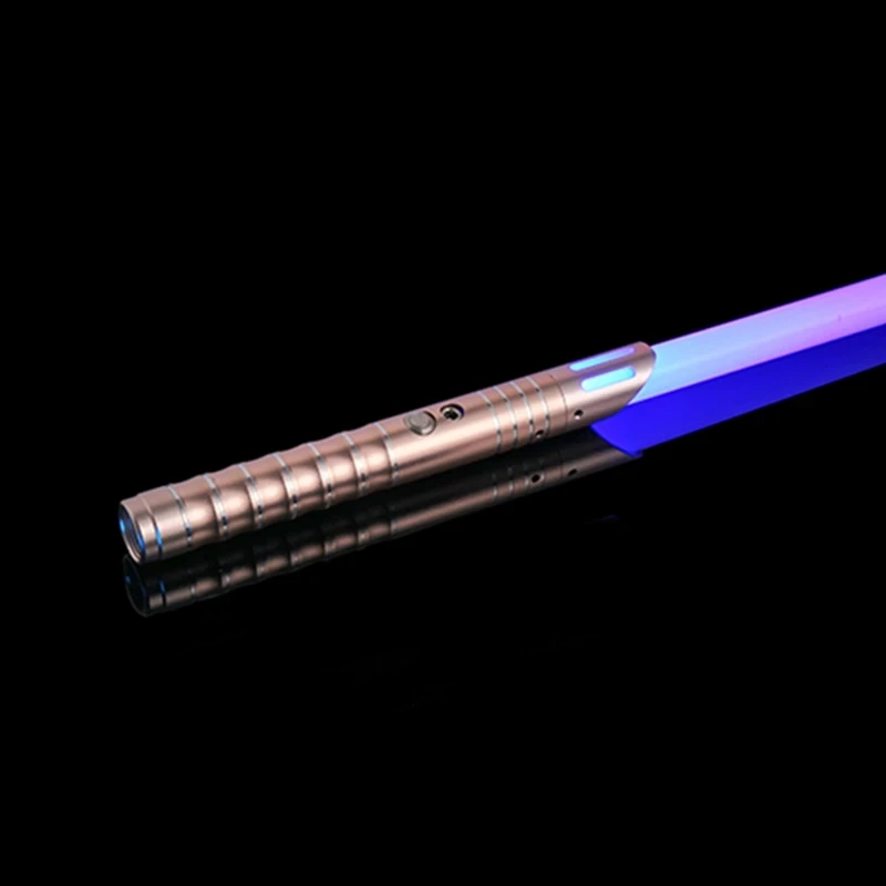 RGB Lightsaber Laser Sword Toy Metal Handle Heavy Dueling  SoundFonts FOC Blaster Sword Rave Flashing Weapon Sabre De Luz