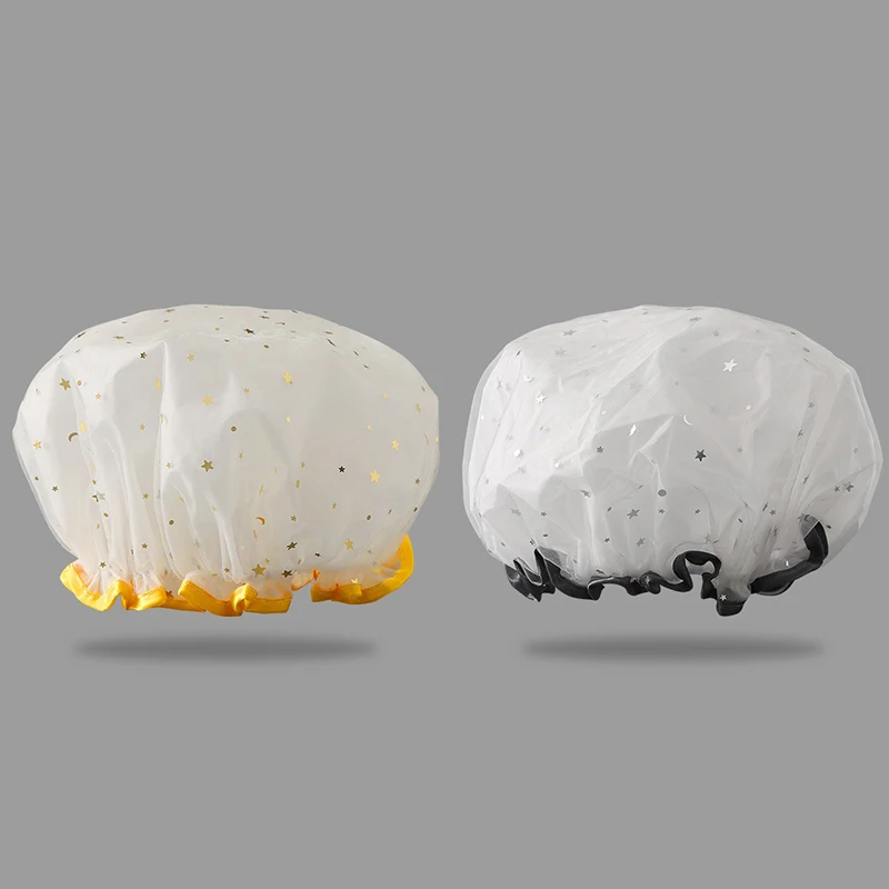 Luxury Women's Reusable Shower Cap Bonnet