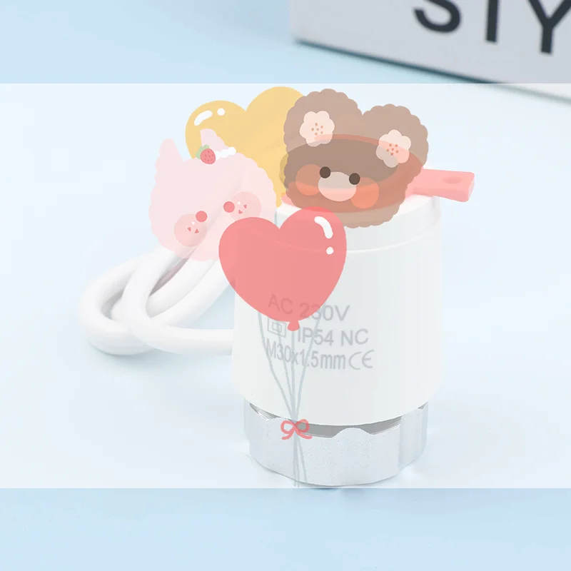 

230 В NC клапан N58A IP54 электрический тепловой привод радиатор для коллектора теплого пола электрический отопление домашний расширительный клапан