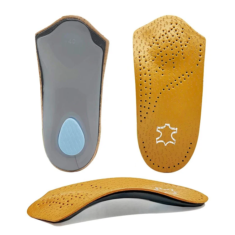 Orthotic Inserts 3/4 Length, Half Plantar Fasciitis Support with Metatarsal Pad Heel Cushion