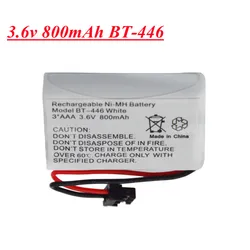 BT-446 3.6V 800mAh AAA NiMH akumulator do telefonu bezprzewodowego do Uniden BP-446 BT-1005 ER-P512 BTY0457001 BBTY0458001