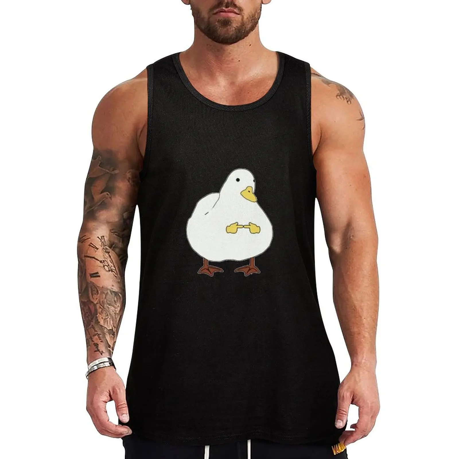 Shy Duck Tank Top Simple Solid Tank Top Sleeveless Casual Daily Shirt