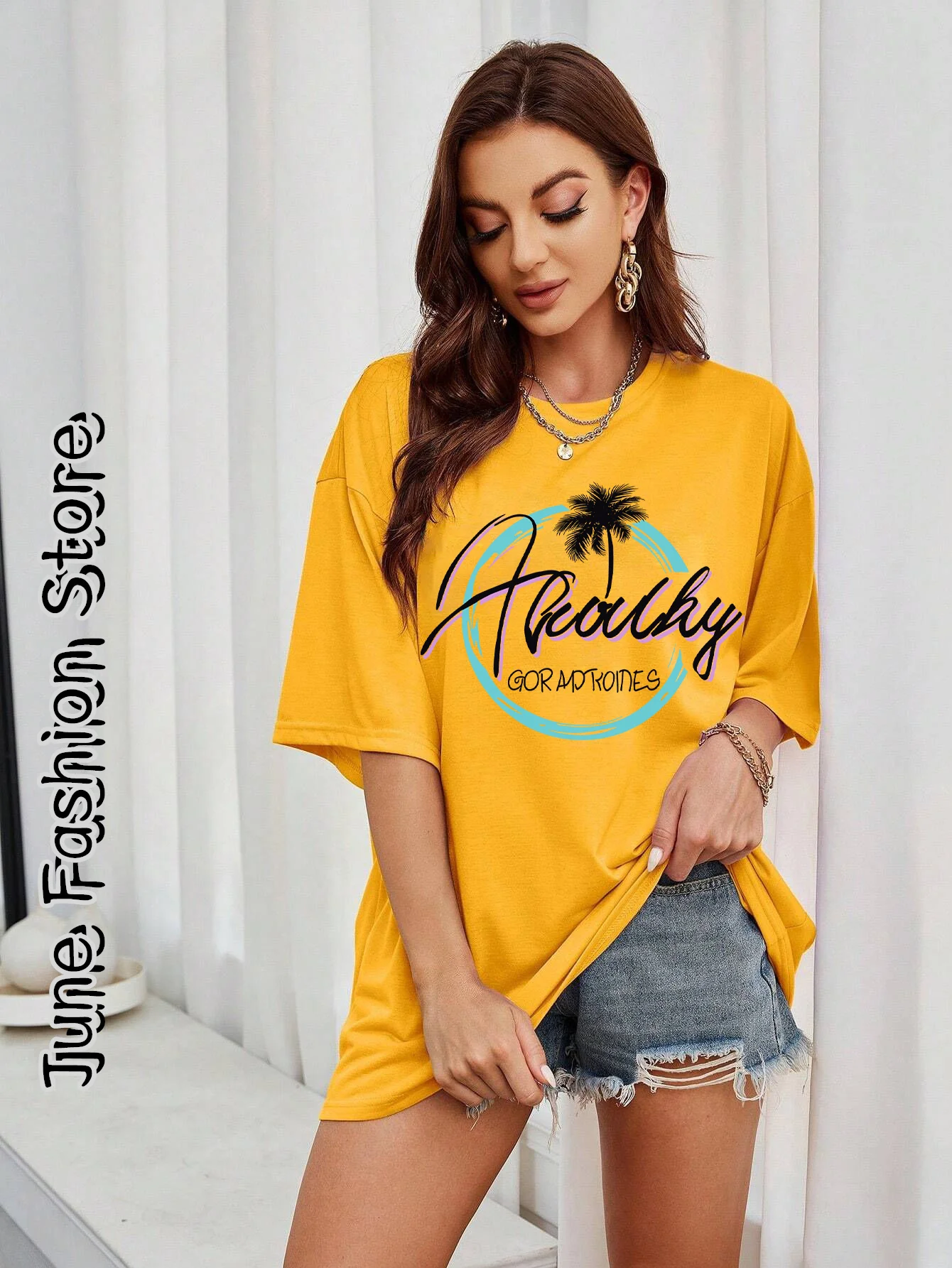 Sommer Frauen Mode Brief druck T-Shirt Mädchen lässig kurze Ärmel Kleidung weibliche Vintage
