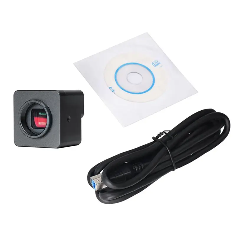 

USB-камера для микроскопа 4K UHD, цифровая USB-камера 8 МП с сенсором 1/1.8 дюйма, интерфейс USB2.0