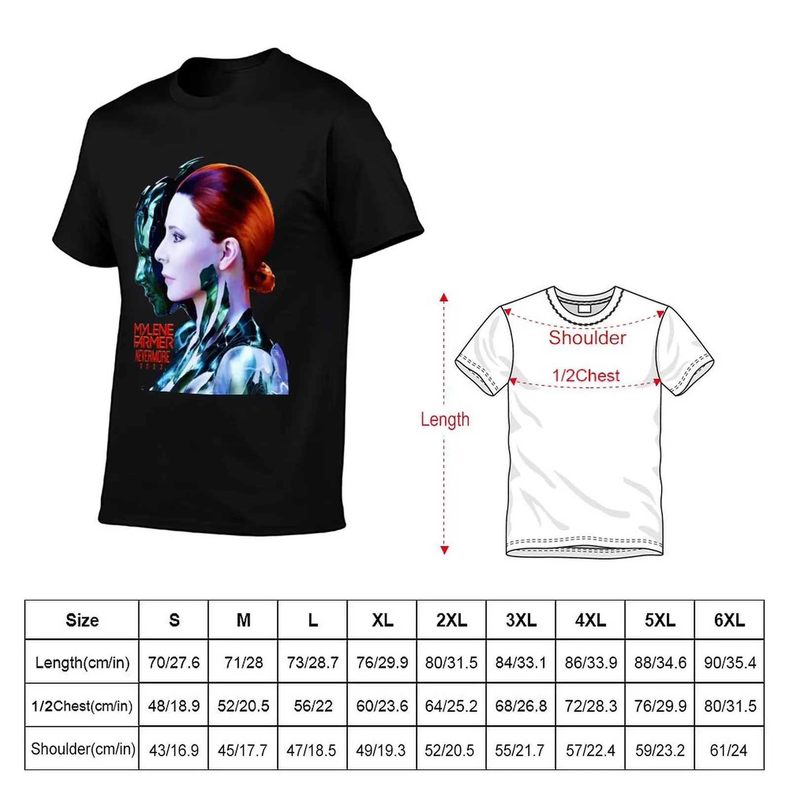 Mylene Farmer Nevermore 2023_L'Emprise_By_MusicArtFantasy-store T-Shirt new gifts and t-shirts summer tops men clothings