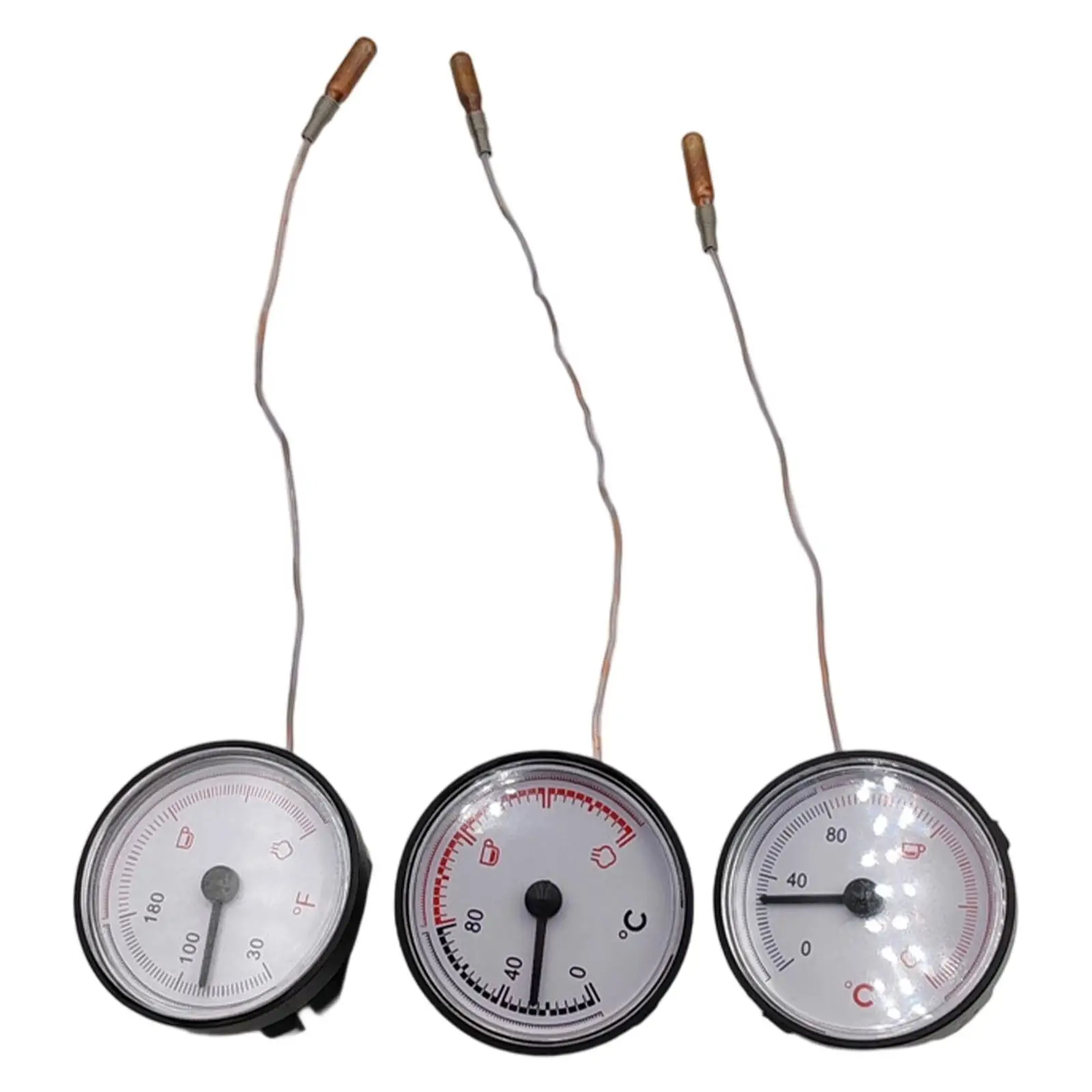 

Механическая жидкая вода, масло, лабораторное использование, быстродействующий диаметр 55 мм, профессиональный осевой циферблатный термометр с капиллярной трубкой