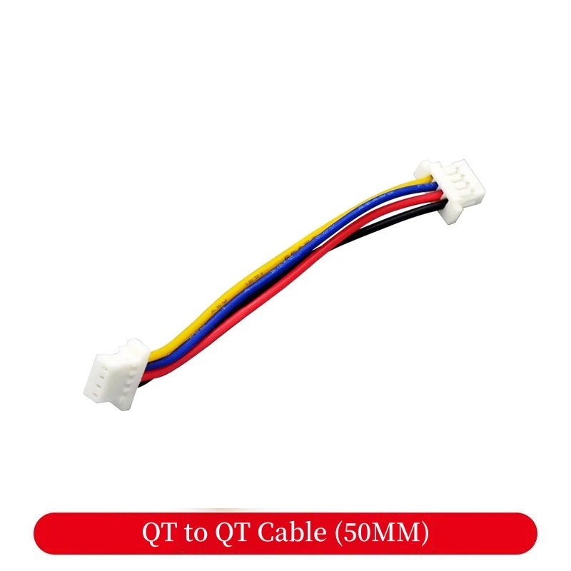 5~500Pcs JST1.0 SH1.0 4-pin Cable with Socket Male DuPont Cable For STEMA QT/QWIIC