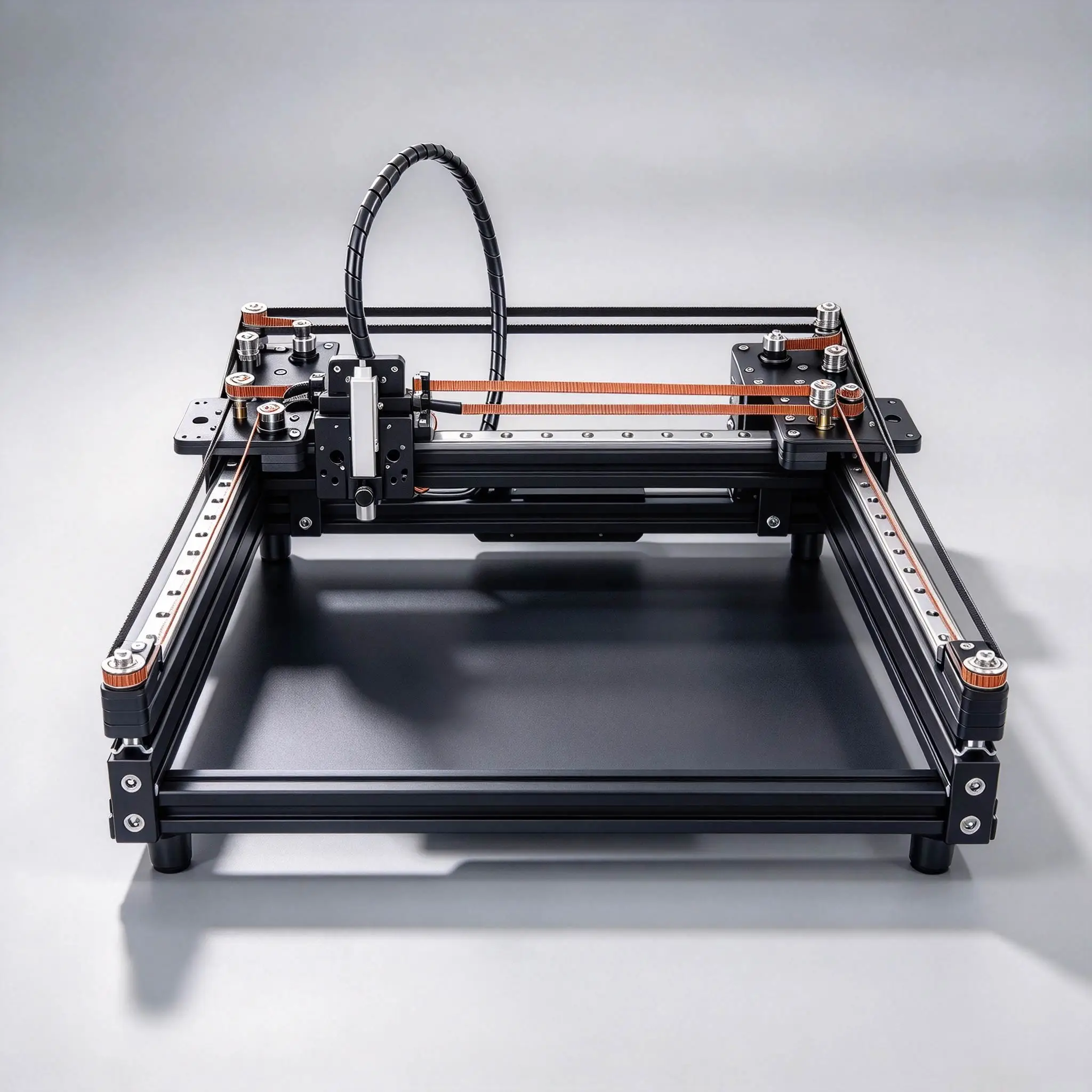 US Stock Ly Diy Disassembled Frame Antirust Guide Rail Drawing Robot Xy Plotter For Sketch Writing Ebb Motherboard Diode Laser Function A3 Size Available