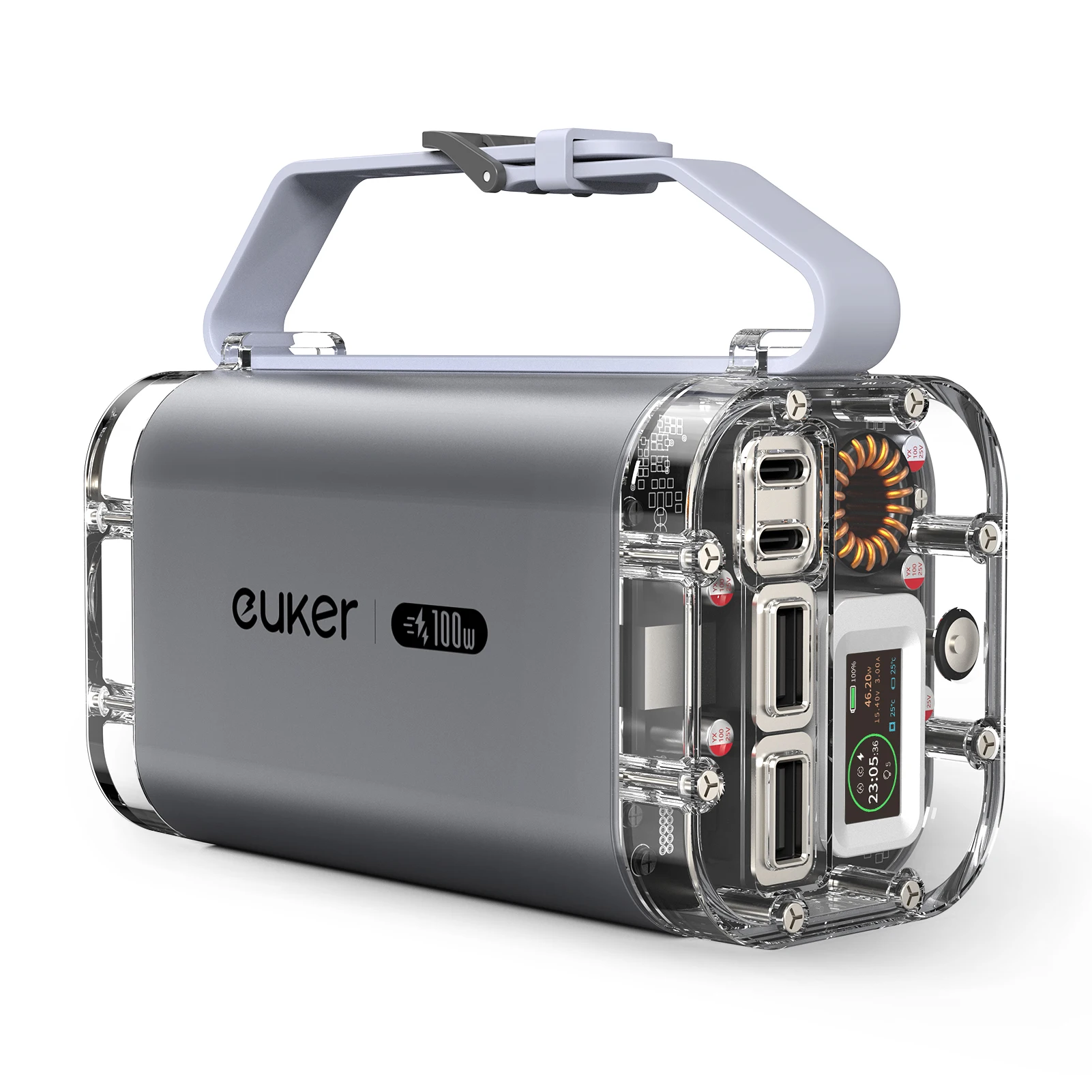 

Power Bank 40000mAh 100W Laptop Portable Charger 4 Ports IP67 with LED Lights Power Station Battery Pack for iPhone Laptop