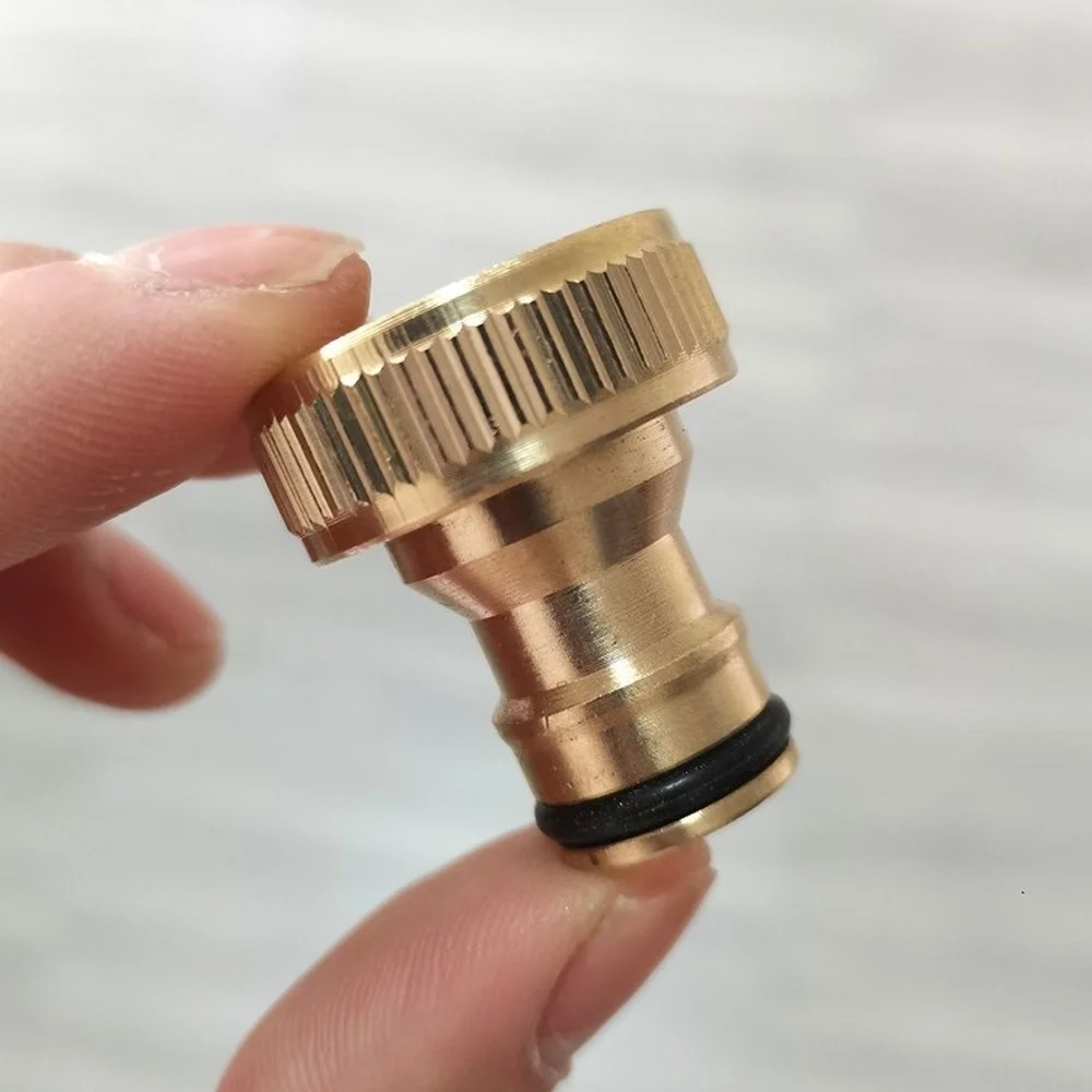 Brass Quick Adapter Connector For Pressure Washer Inlet Hose Garden Irrigation Car Wash Equipment Universal Fitting