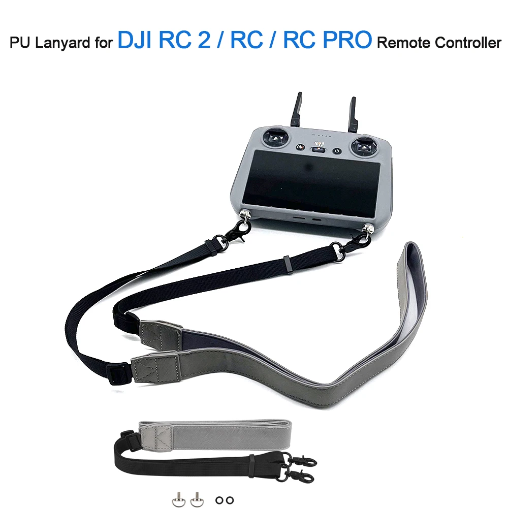 PU Lanyard for DJI Mini 4 PRO / AIR 3S/AIR 3 for RC2 with Screen Remote Neck Strap for Mini 3 PRO Drone RC Control  Accessories