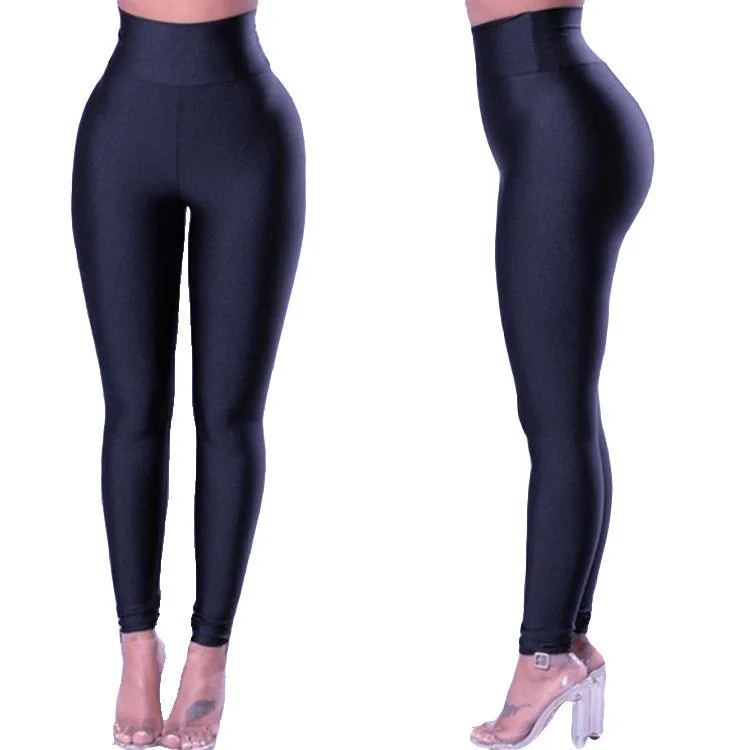 Tight Fit Pure Color Yoga Sports Pants Women's Base Layer Butt Lifting Leggings Fitness Running Cycling Hiking Exercise
