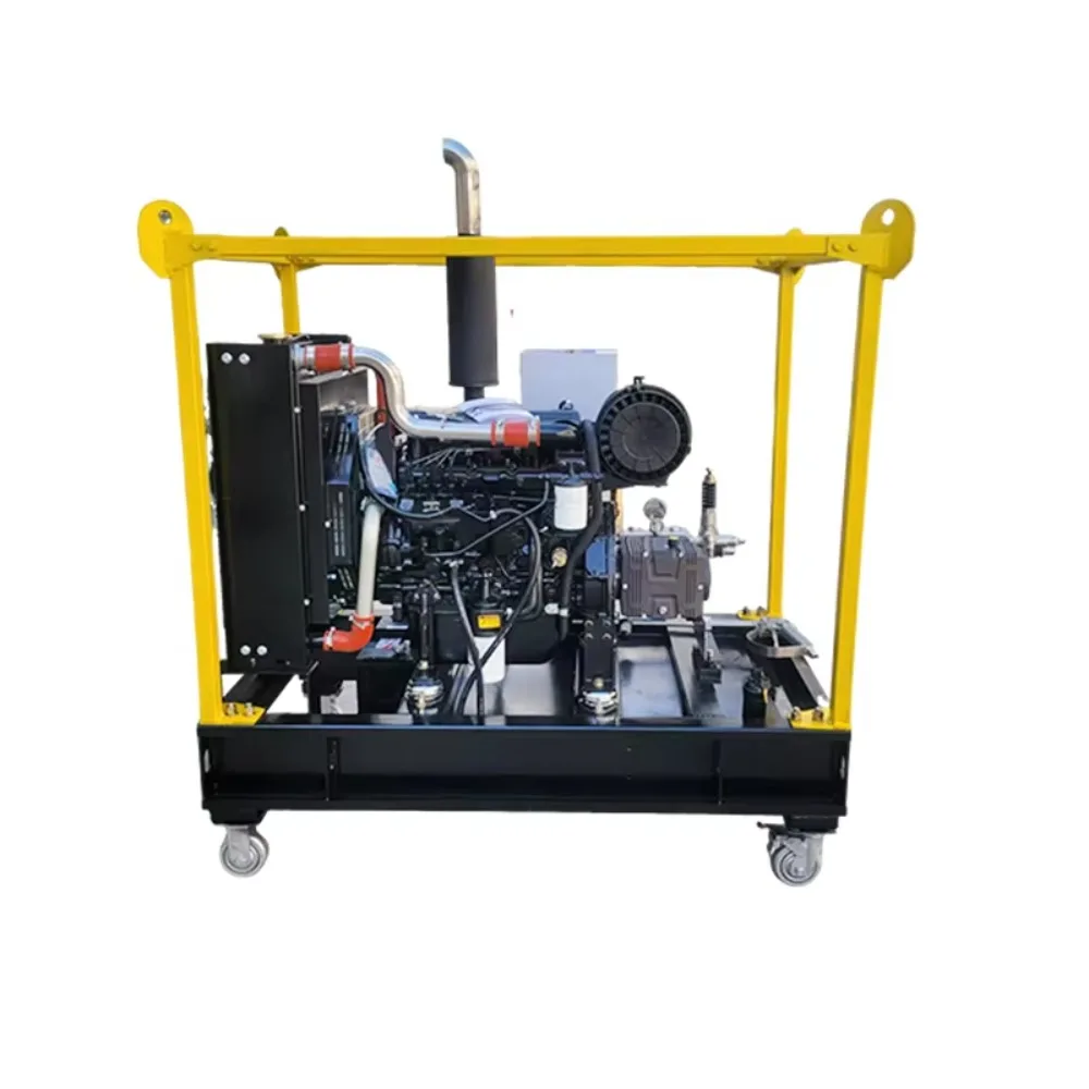 Pulitore ad altissima pressione diesel industriale da 55 HP |   500 Bar (7250 PSI) |   Idro getto per acqua Blaster da 38 LPM