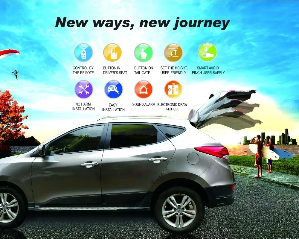 Kick Sensor Auto Körper Teile Universal Kick Aktiviert Sensor Smart Auto Kofferraum Fuß Sensor für Universal Auto Modelle