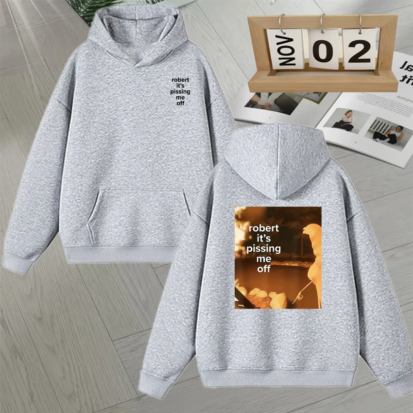 ماركوس الدودة روبرت ميمي بلوزات مطبوعة على الوجهين للرجال والنساء الصوف موضة شعبية هوديس الخريف الشتاء البلوفرات #6