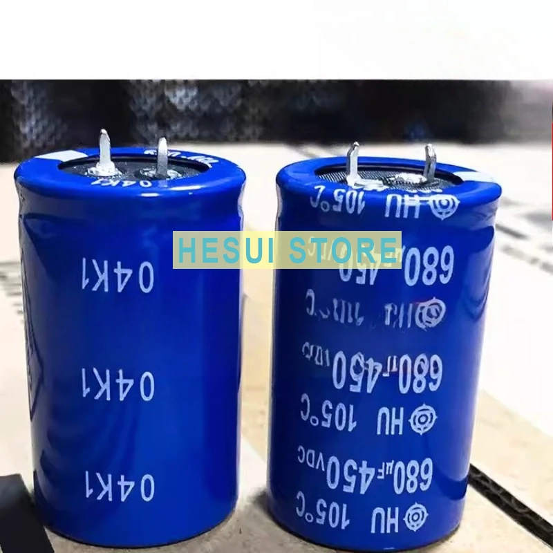 Electrolytic capacitor 450V680UF 30X50 HU series blue 105 degrees 680UF 450V