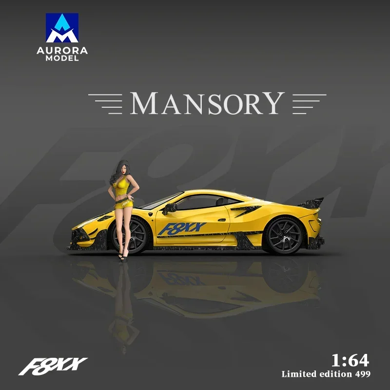 AuroraModel AM 1:64 Tributo Mansory F8XX Limited499 Diecast Model Car