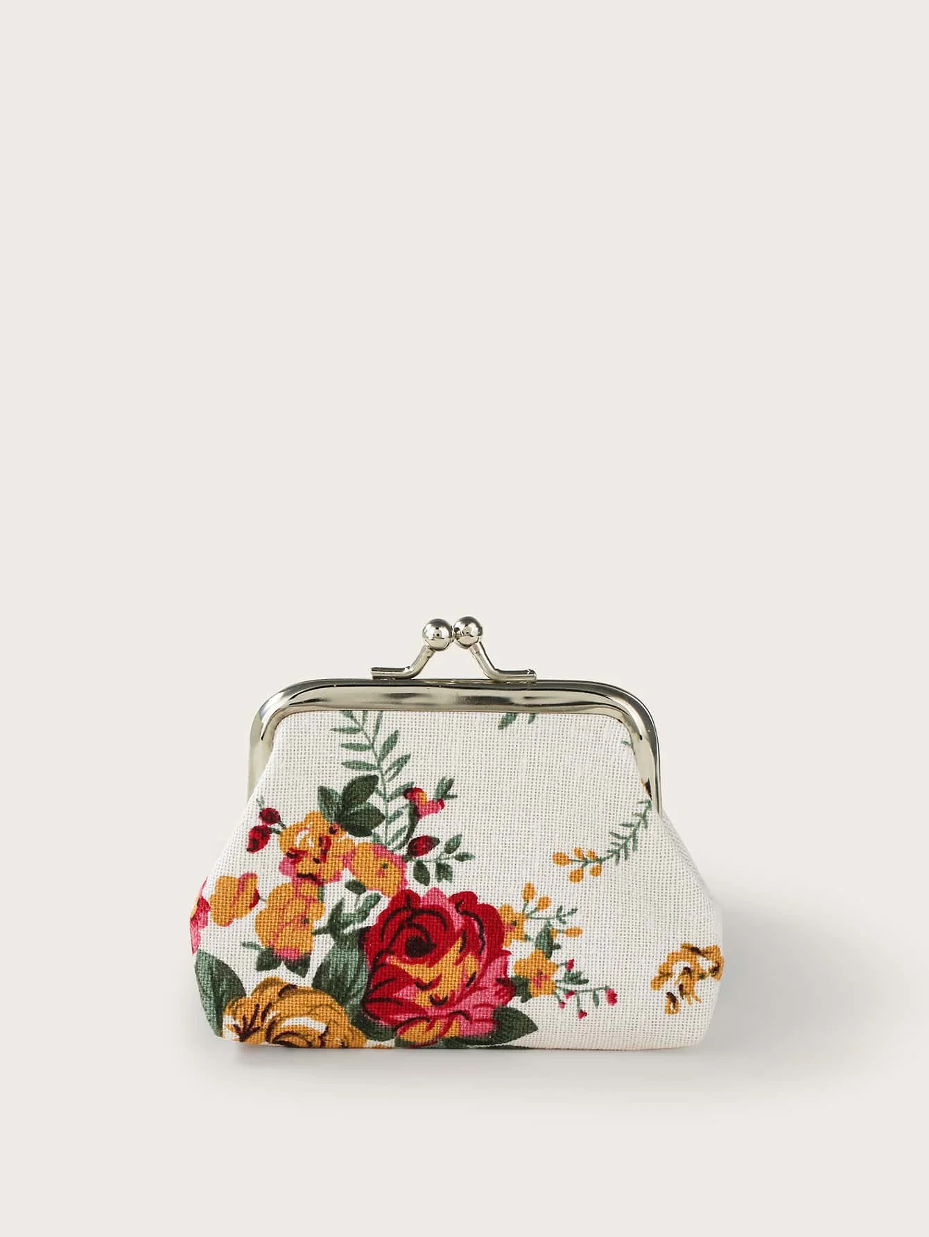

Floral Graphic Kiss Lock Case Floral Pattern Women's Stylish Kiss Lock Storage Bag Key Lightweight Cash ID Card Credit Card Portable Pocket Small Pocket Wallet Short Wallet Fashion Modern Travel Bag For Birthday Gift Gift Anniversary On Valentine Day Wome