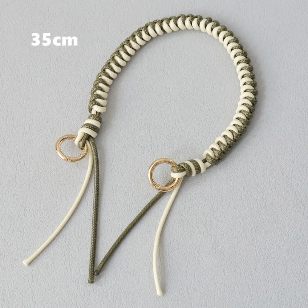 35cm Length Handbag Chain Strap Detachable With Buckle Braided Bag Strap Replaceable Hand Strap Handbag Accessory Chains