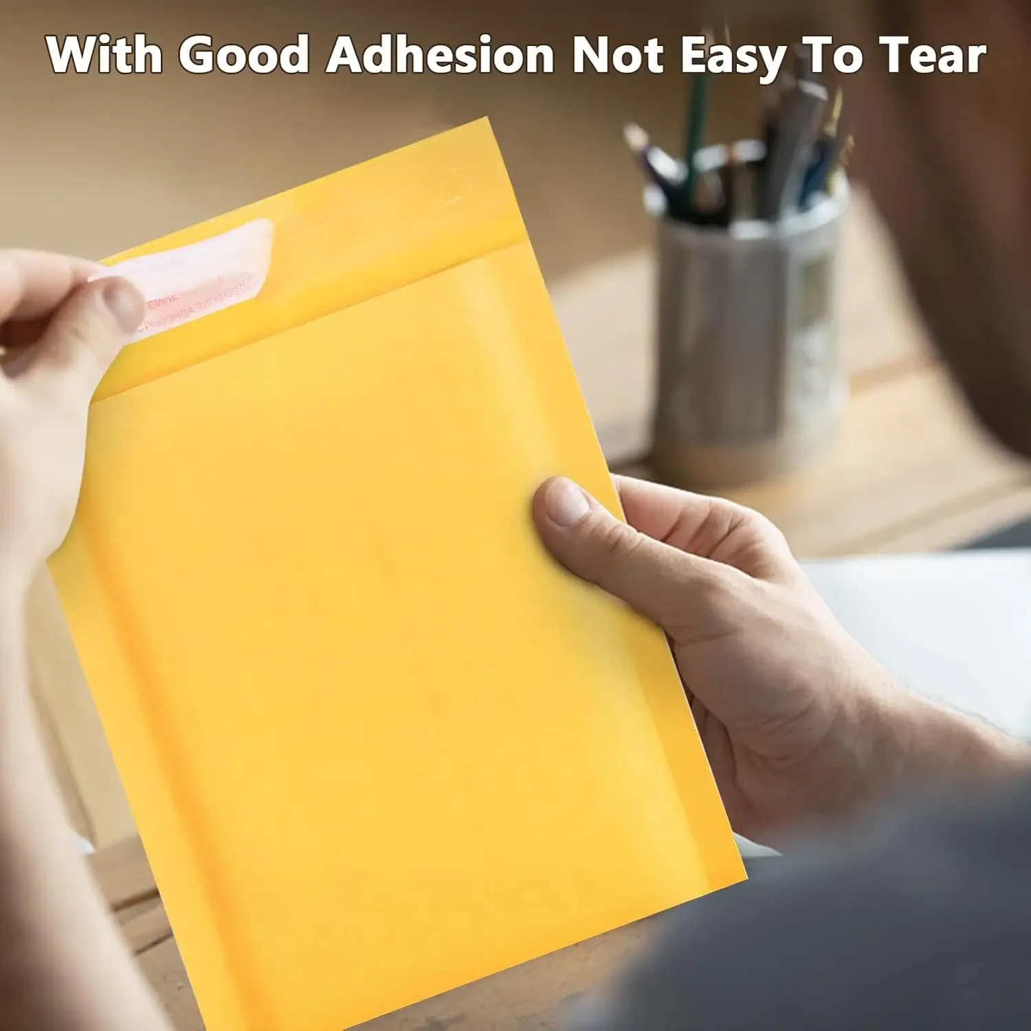 Рисунок 5 - Желтый крафт-бульбашковый конверт