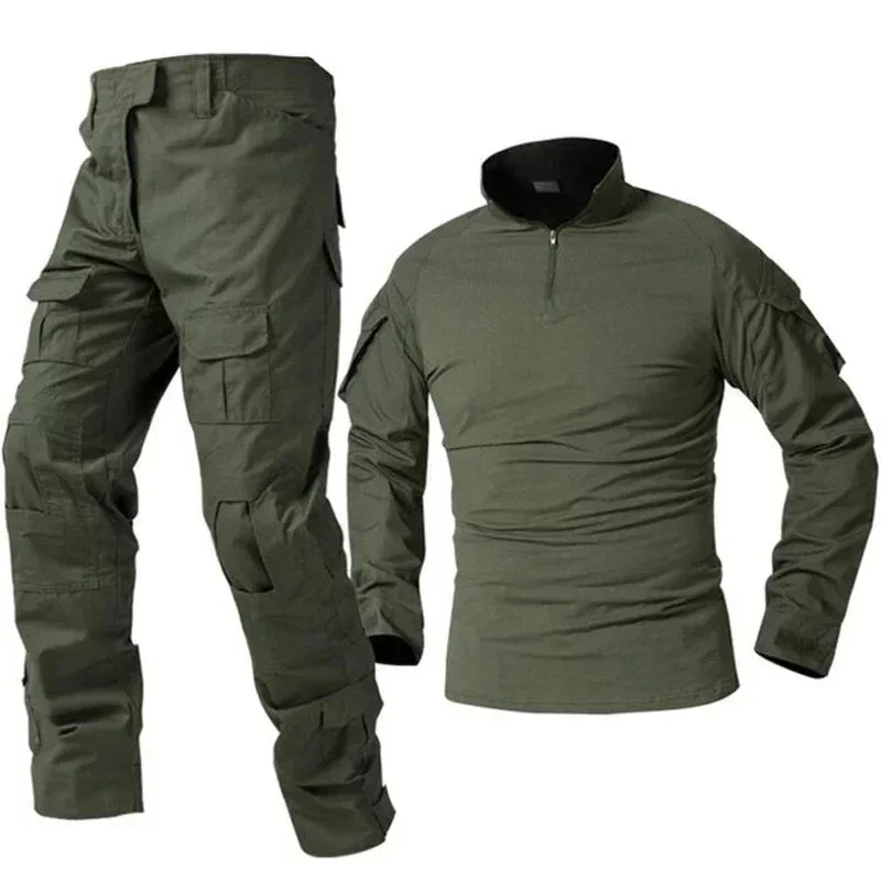 

Tactical Outdoor Uniform Sport Clothes Suits Training Suit Camouflage Hunting Shirts Pants Training Sets Hiking Pant Men