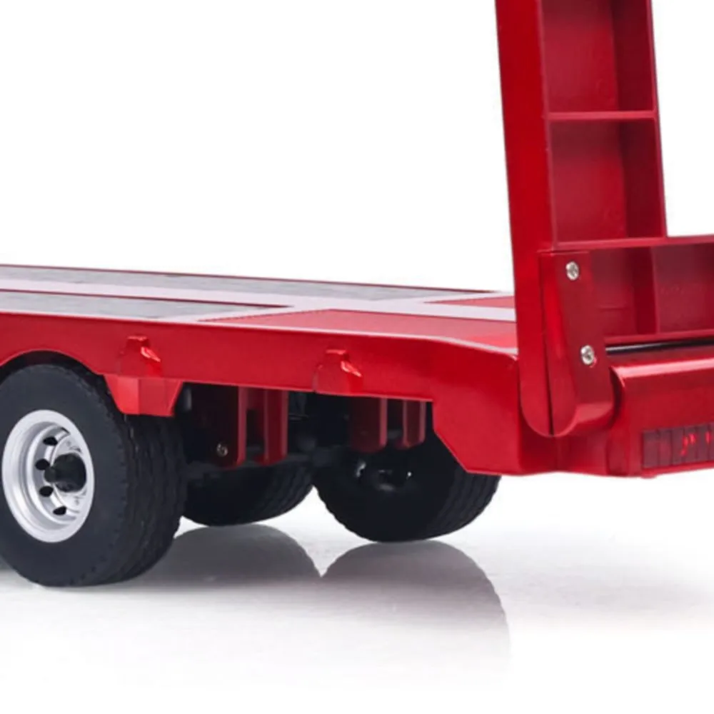 US Stock 3 Axle Plastic Semi RC Trailer Flatbed 1502 for Toys 1/18 Remote Control Tractor Truck HUINA 1501 RC Lorry Car Vehicle Model