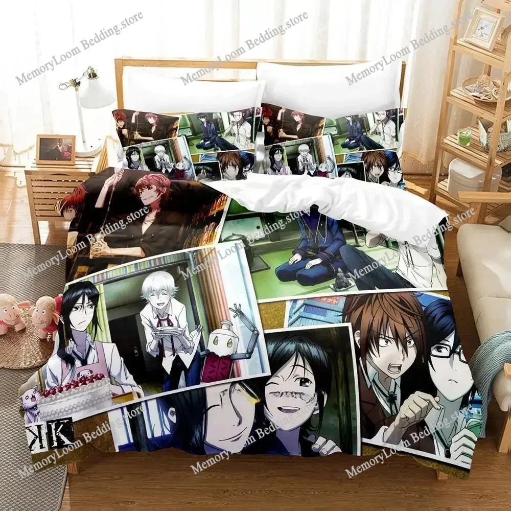 

K project Mikoto Suoh No Blood! No Bone! No Ash! Bedding Set Cartoon Anime set Adult Kid Bedroom Duvet cover Sets 3D Print Anime