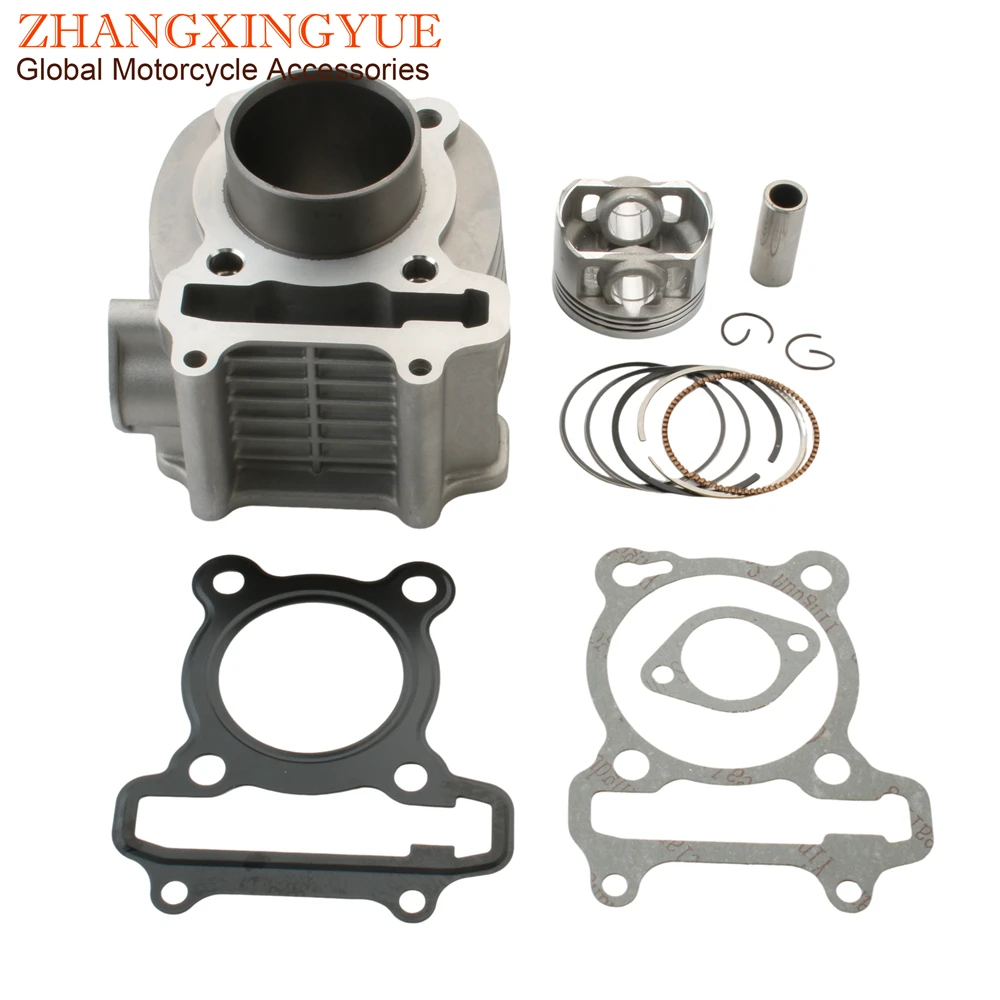 52.4mm Scooter Cylinder Block Kit For Peugeot 125 Citystar Django125 Speedfight 3 Tweet 125cc 4 Stroke