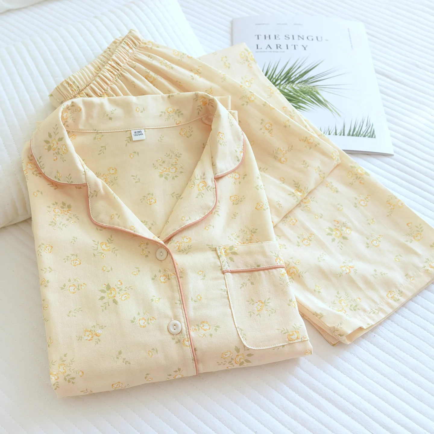 

Two-Piece Women's Set Casual Homewear Sleepwear Print 2026 New Spring Autumn Long Sleeve Pajamas For Women Home Clothes