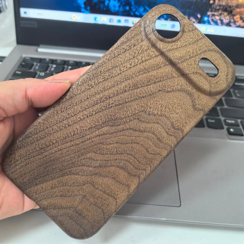 

Magnetic Attraction Solid Wood Phone Case Magsafe Natural Wood Protective Case for iPhone 17 Air / 17 Pro Max 16 plus