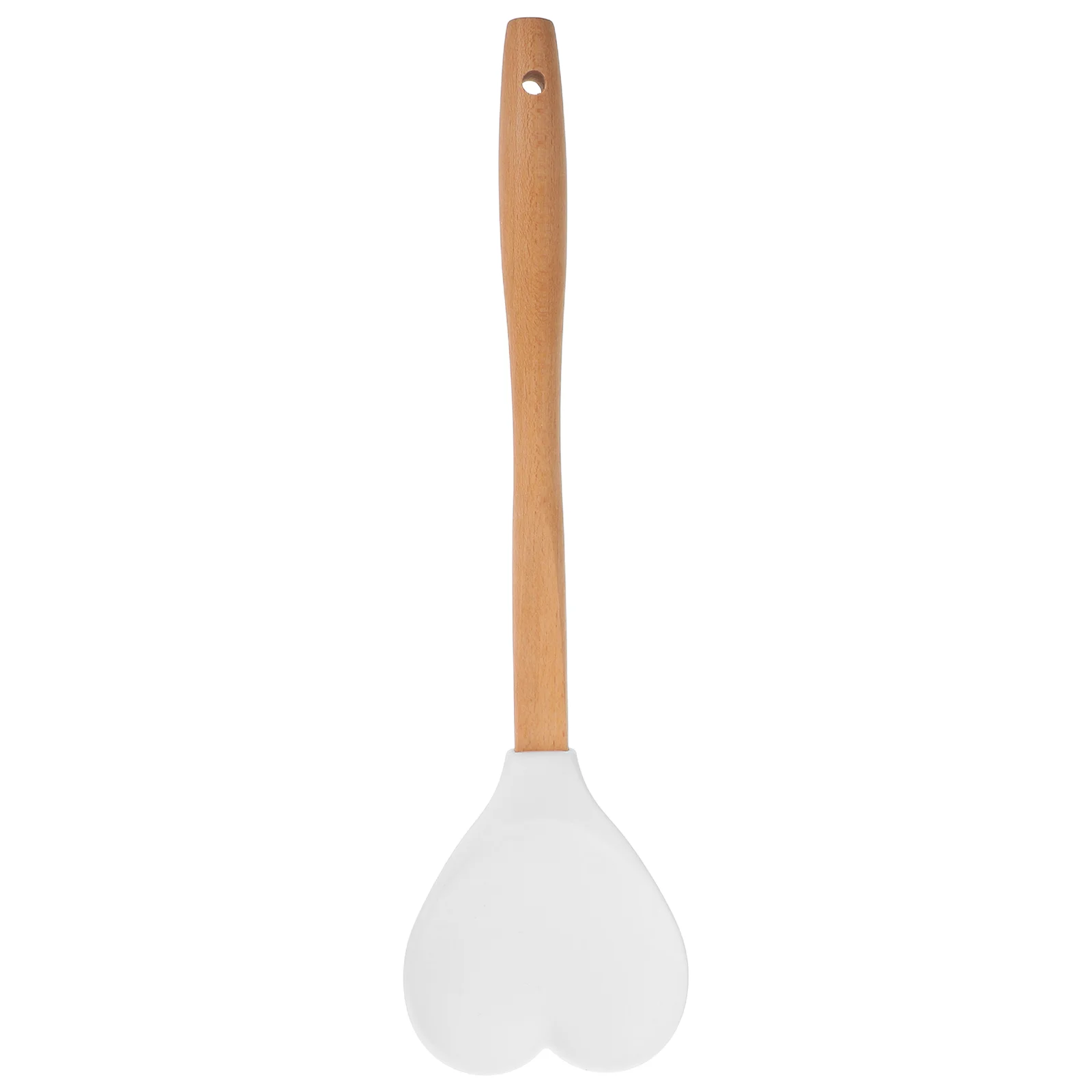 

Multifunction Silicone Heart Shaped Spoon Child Spoons Silica Gel Frying Spatula