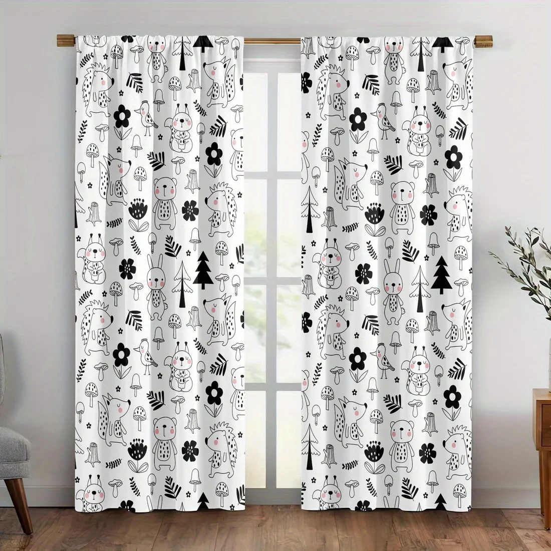 Baby Nursery Youtube - Cortinas de guardería con diseño de