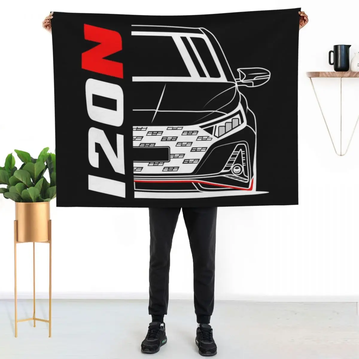 

I20 N KDM Performance Throw Blanket Soft Plush Blanket as Housewarming Gift