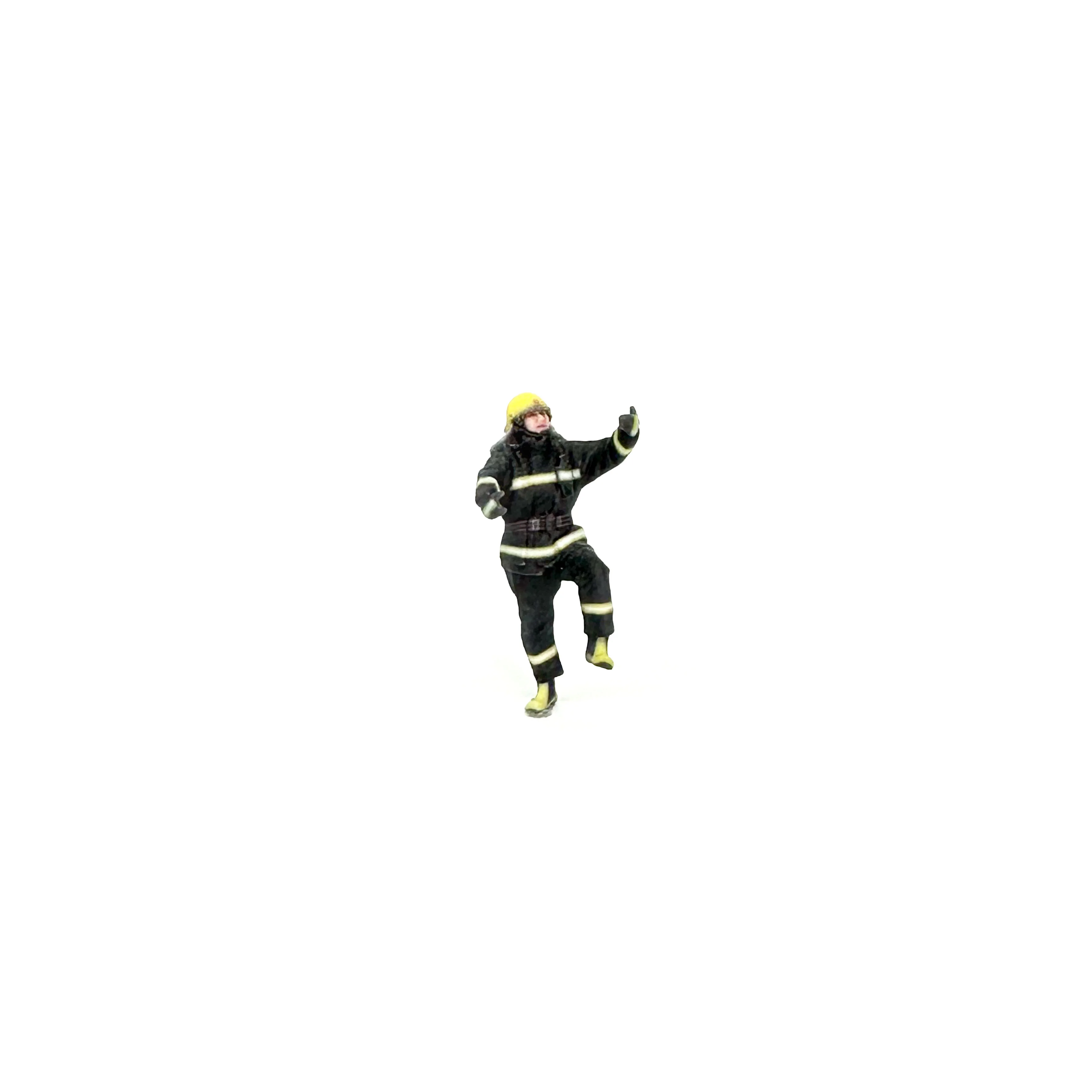 3D miniature puppet 1:87 1:72 1:64 Kaidiwei 1:50 1:43 Fire protection engineering model fire alarm scene fireman figure static m