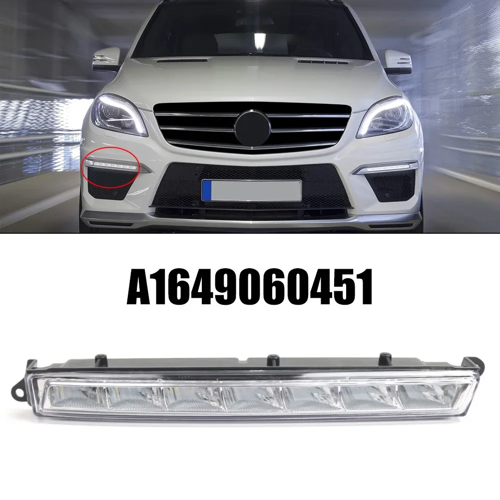 

Car Daytime Running Light Fog Lamp Compact Size 32.5*4*6.5CM OEM Number A1649060451 For Mercedes-Benz W166 ML Bulb