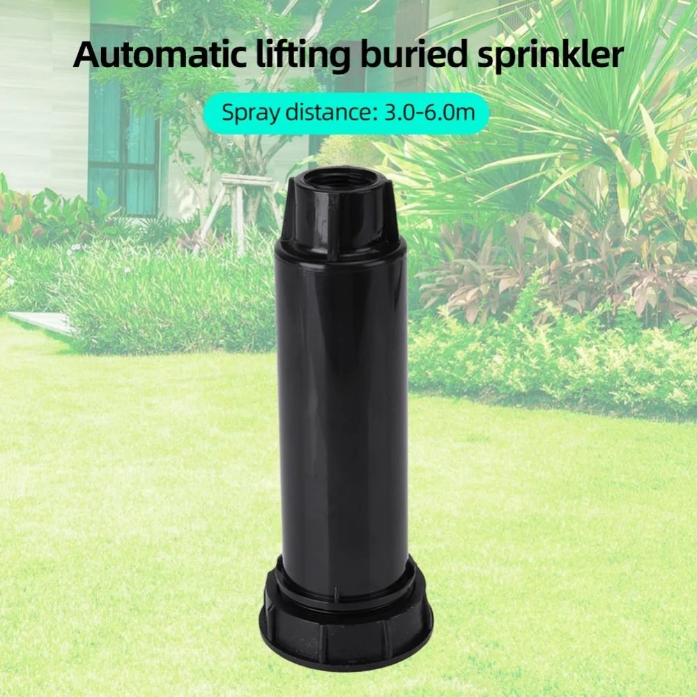 Automatic Lifting Buried Sprinkler 1/2in Pop-Up Buried Sprinkler Anti-Rust Iirrigation Water Sprinkler for Garden Courtyard Lawn