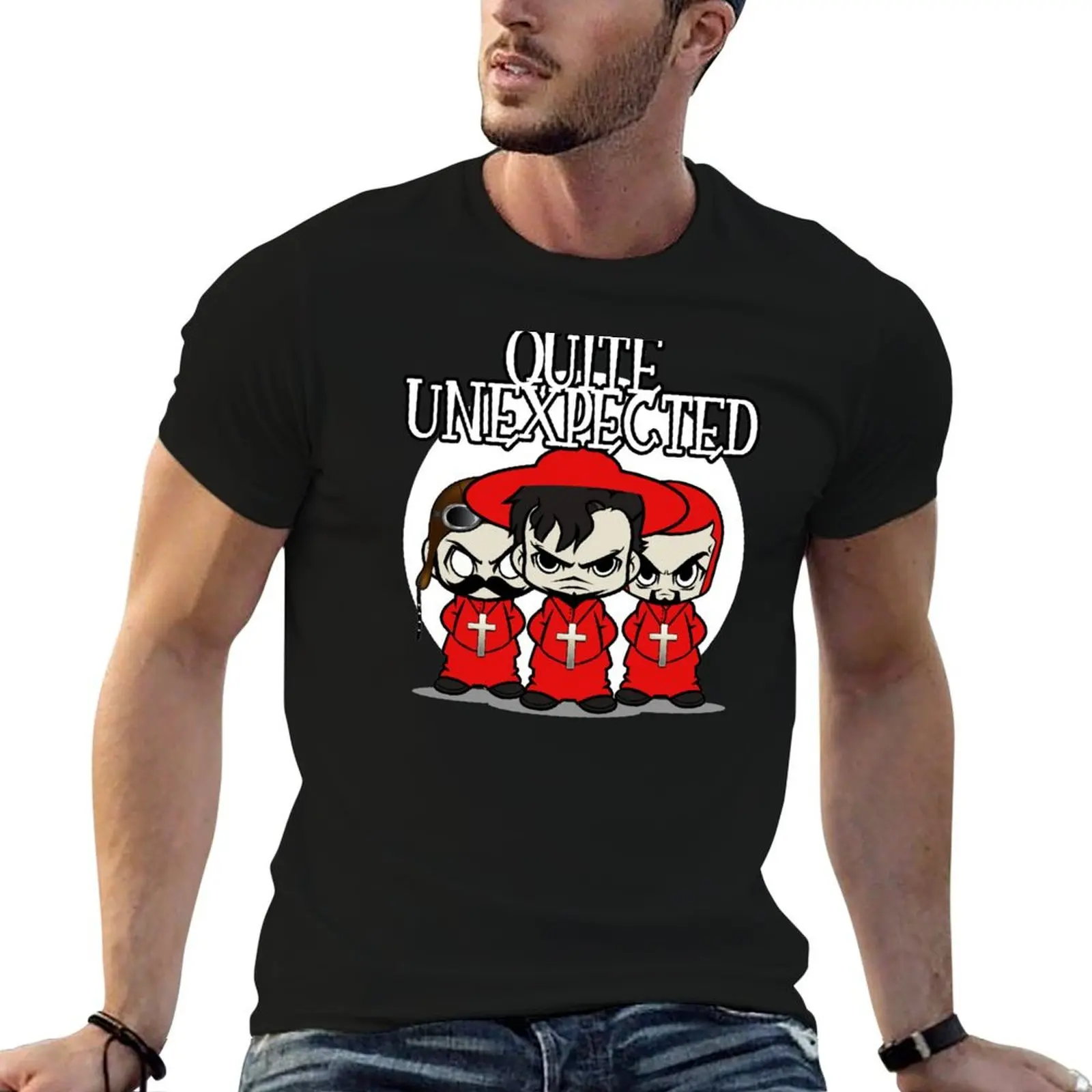

Quite Unexpected T-Shirt funny shirt cotton cheap stuff plus size men clothing