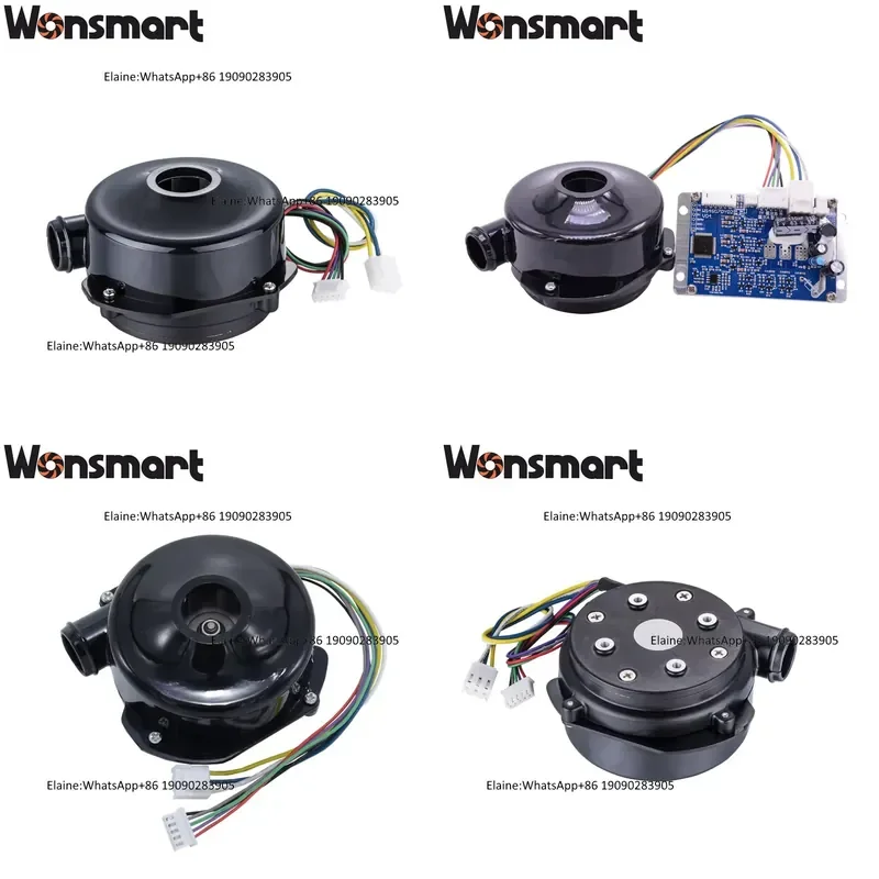 24v Dc Electric Small air Brushless Dc Motor Fireplace Mini Blower Ventilation Fan with Driver