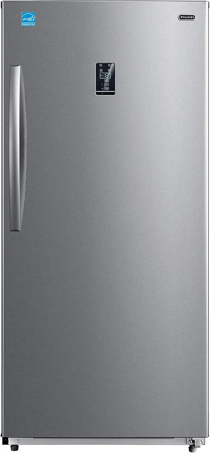 Whynter UDF-139SS/UDF-139SSa 13.8 cu.ft. Energy Star Digital Upright Convertible Deep Freezer/Refrigerator – Stainless Steel