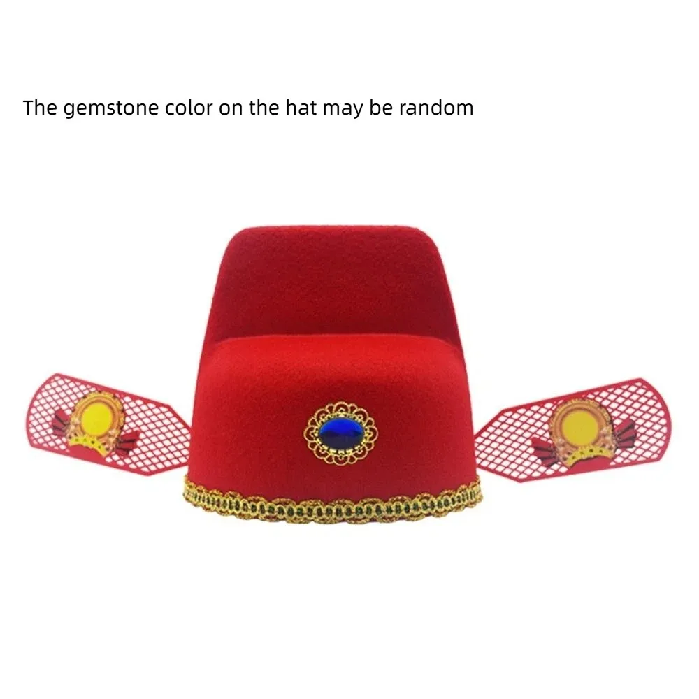 Prop Opera Hat Children Hat Chinese Culture Black Gauze Cap Chinese Style Hat Hanfu Accessories Number One Scholar Cap