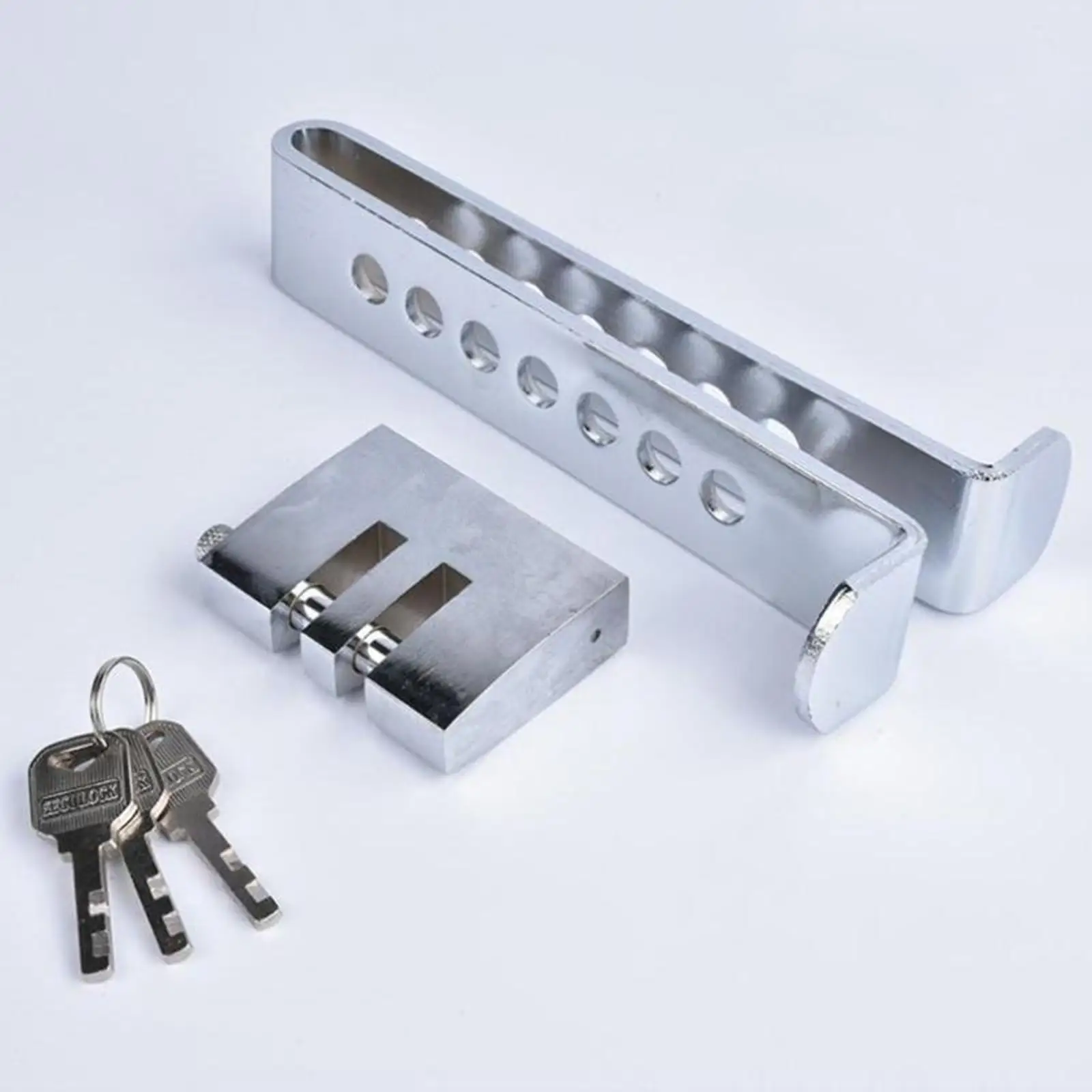 Auto Clutch Pedal Lock Direct Replacement Stainless Steel Car Brake Lock for Universal Security Supplies