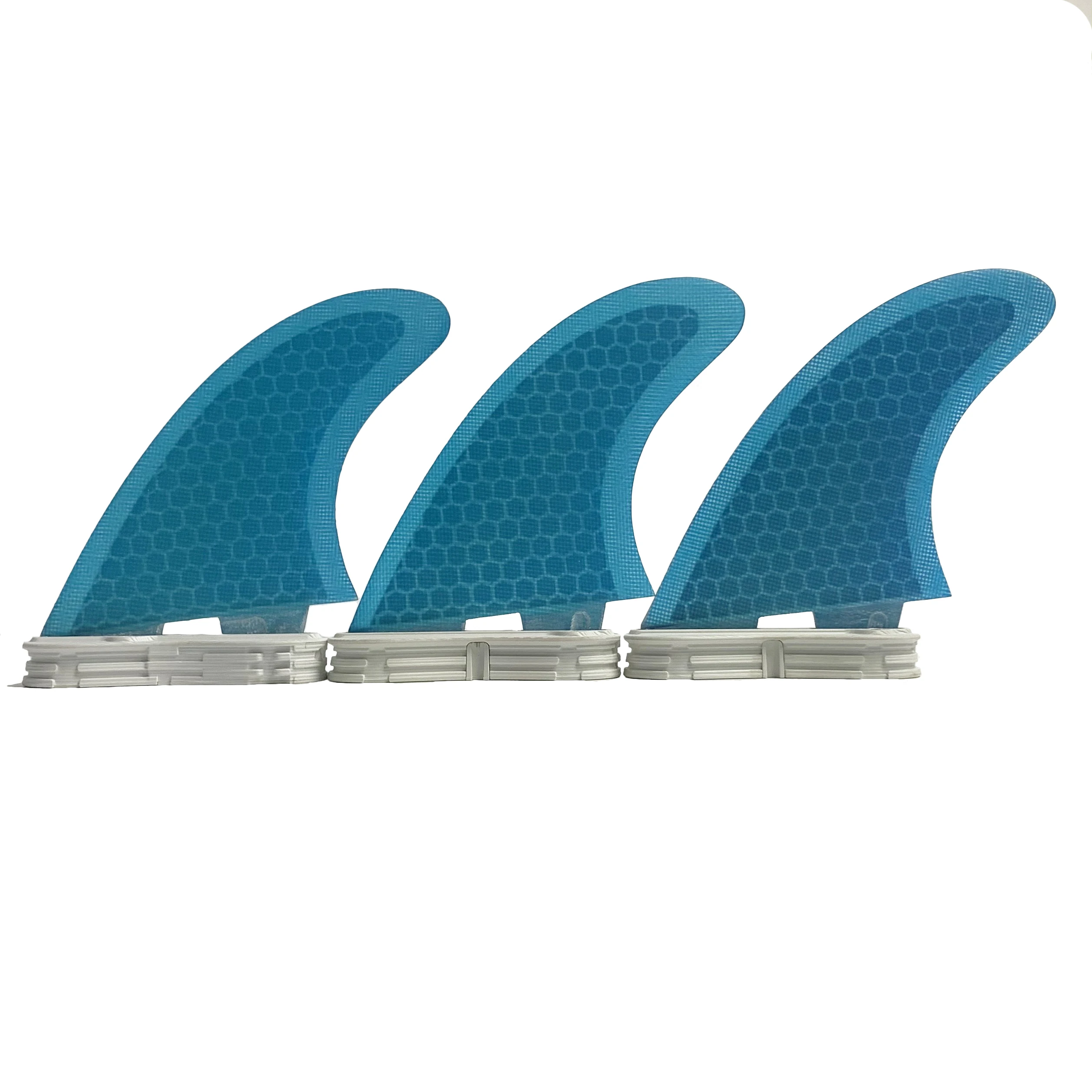 RISECE FCS 2 Quilhas Twin Tab II Surfboard Fins Glass Fiber Surf Fin Honeycomb Dual Tabs 2 Thruster Set G5 Tri Fin 3pcs