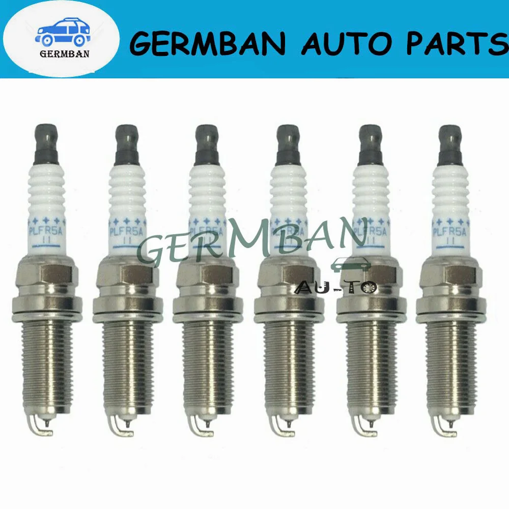 224015M015 6PCS  Laser Iridium Spark Plug PLFR5A11  For Nissan VQ35 VQ40 3.5 4.0 FIT PATHFINDER 2003-2006 224015M015