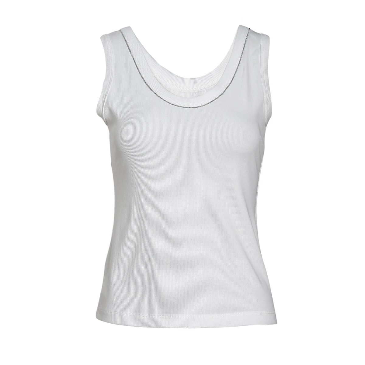 K2098W luxurious Womens Clothing Ladies summer vest High quality silk wool Tencel clothes