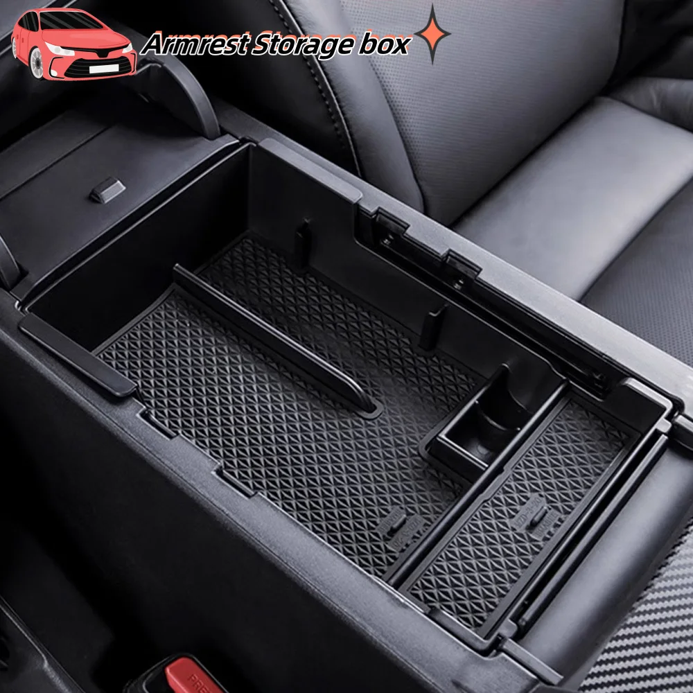 Car Central Armrest Storage Box for Mazda 3 Axela 2019 2020 2021 2022 2023 Organizer Center Console Organizer Case Interior Acc.