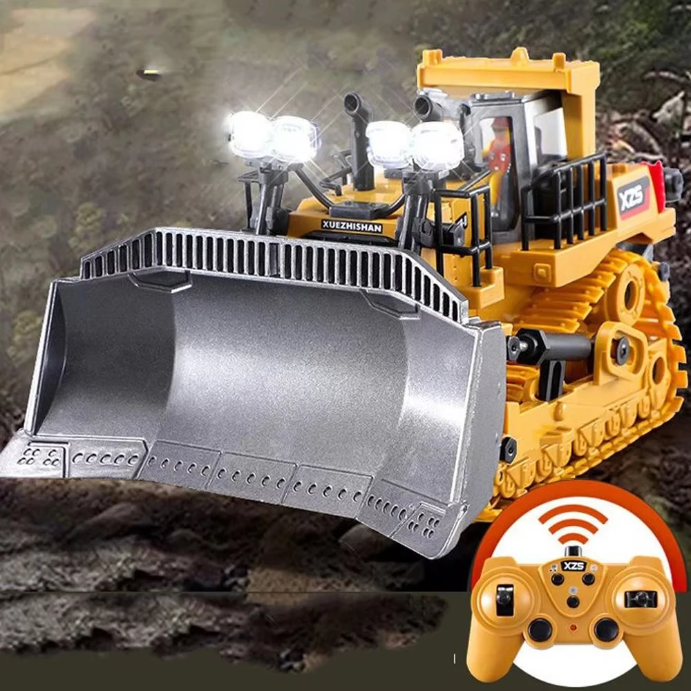 

1/24 RC Truck Model Remote Controlled Bulldozer RC Crawler Alloy Tractor Cars Engineering Cars and Trucks Toys for Boys Gifts