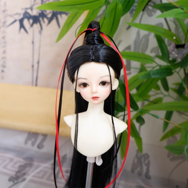 

1/6 1/4 1/3 BJD парики Древний костюм Hanfu Винтажный длинный парик феи для YOSD MSD SD13 Девушка SSDF Аксессуары для кукол дяди A1405