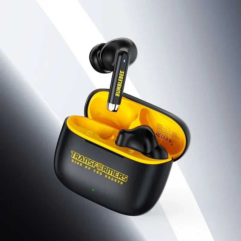 TRANSFORMERS Bumblebee Wireless Earphones Noise Reduction HiFi Stereo Sound Music Headphone Bluetooth 5.4 HD Call Earbuds TF-T39