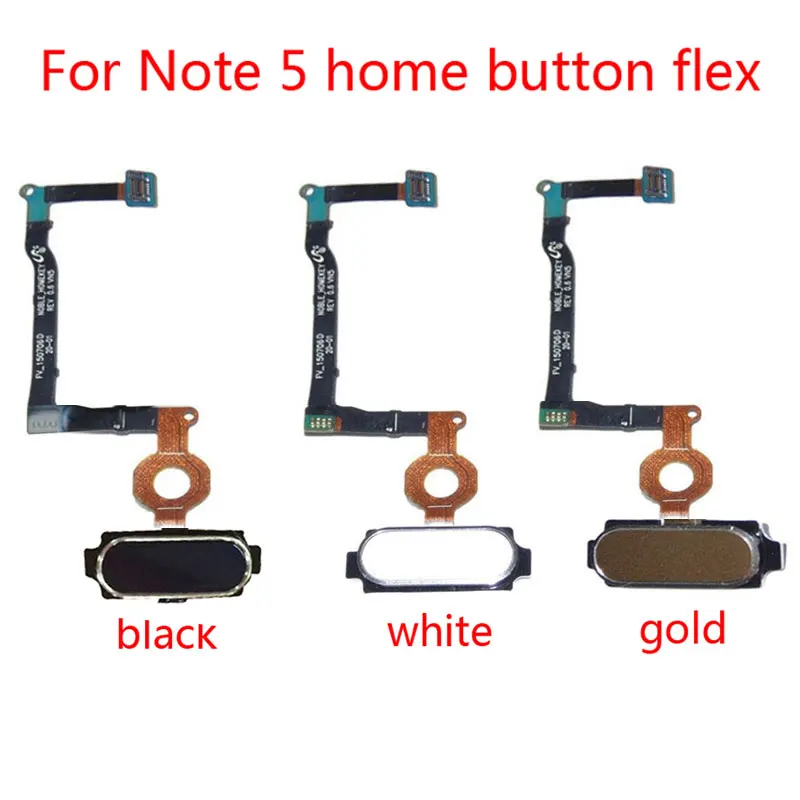 For Samsung Galaxy Note5 Note 5 N920 N920F N920C N920G  Menu Key Return Recognition Sensor Home Button Flex Cable